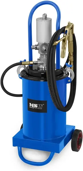 MSW 10060838 Druckluft Fettpresse Fahrbar pneumatisch 12 L
