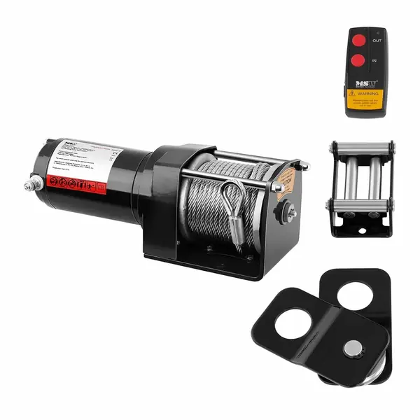 MSW Elektrische Seilwinde Seilzug Offroad…