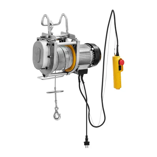 MSW Elektro-Seilzug 250 kg 1300 W 60 m Hubhöhe
