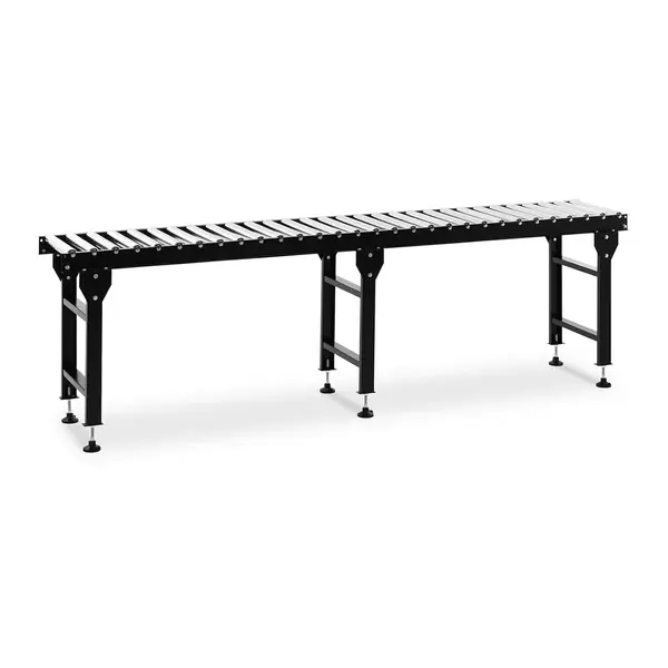 MSW Förderband 400 kg 300 cm 30 kugelgelagerte Rollen
