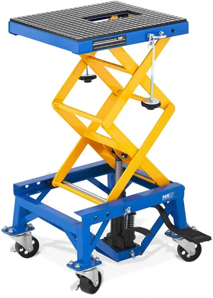 MSW MSW-MHB-150-PRO Scherenhebebühne mit Rollen 150 kg