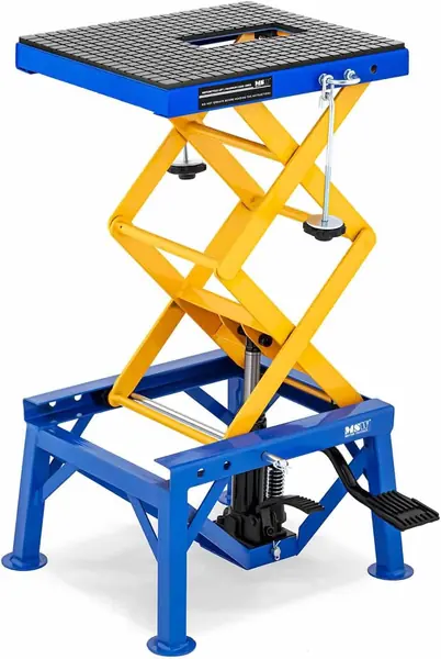 MSW MSW-MHB-150 Scherenhebebühne 150 kg Fußpedal Höhe