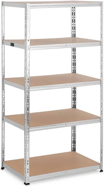 MSW MSW-STSH-36 Schwerlastregal 90 x 60 x 180 cm für 5 x