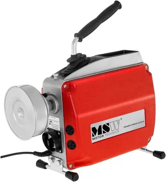 MSW Rohrreinigungsgerät 570 W 400 U/min 2 Spiralensets Ø