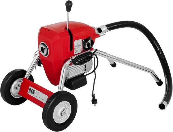 MSW Rohrreinigungsgerät fahrbar 1100 W 700 U/min 18
